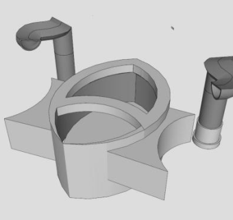 堆肥式厕所SU模型下载_sketchup草图大师SKP模型
