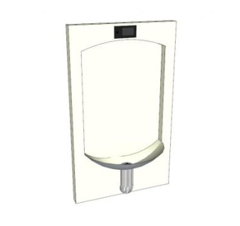 卫生间小便池SU模型下载_sketchup草图大师SKP模型