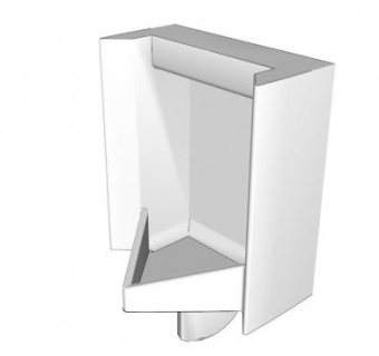 东陶卫浴小便斗SU模型下载_sketchup草图大师SKP模型