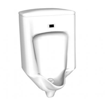 玻璃瓷小便斗SU模型下载_sketchup草图大师SKP模型