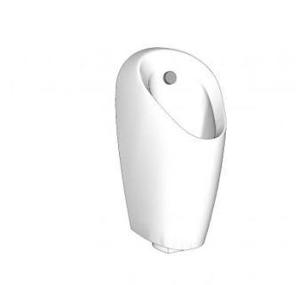 瑞士吉博力小便斗SU模型下载_sketchup草图大师SKP模型