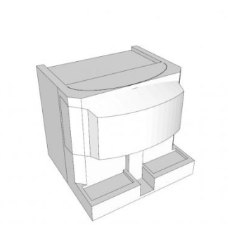 尿液分析仪SU模型下载_sketchup草图大师SKP模型