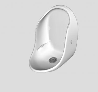 男士小便斗SU模型下载_sketchup草图大师SKP模型