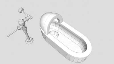 日式家用便斗SU模型下载_sketchup草图大师SKP模型