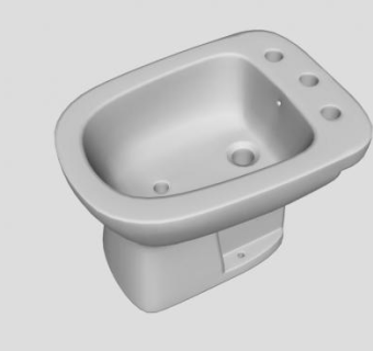 落地式小便器SU模型下载_sketchup草图大师SKP模型