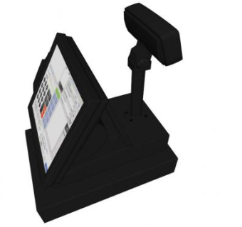 收银员设备SU模型下载_sketchup草图大师SKP模型