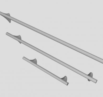 毛巾架SU模型下载_sketchup草图大师SKP模型