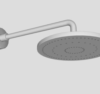 热水器淋浴喷头SU模型下载_sketchup草图大师SKP模型