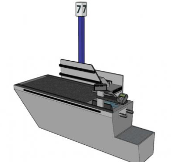 付款处收银台SU模型下载_sketchup草图大师SKP模型