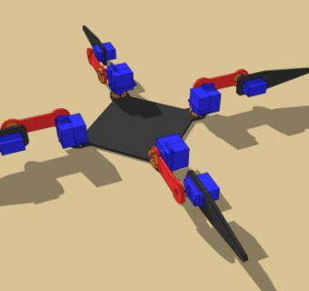 四足机器人设备SU模型下载_sketchup草图大师SKP模型