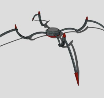 四脚机器人SU模型下载_sketchup草图大师SKP模型