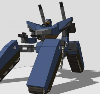 现代机器人设备SU模型下载_sketchup草图大师SKP模型