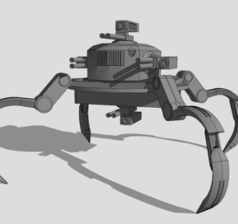 机械工程设备SU模型下载_sketchup草图大师SKP模型