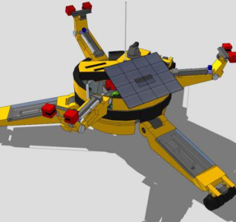 阳光家园防御漫游者SU模型下载_sketchup草图大师SKP模型