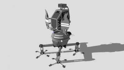 四腿运输设备SU模型下载_sketchup草图大师SKP模型