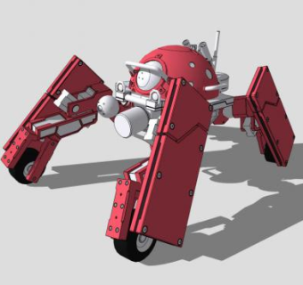 物流运输机器设备SU模型下载_sketchup草图大师SKP模型