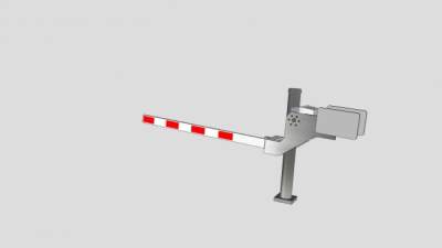 小型铁路行人过街口SU模型下载_sketchup草图大师SKP模型