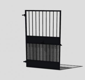 行人门闸道SU模型下载_sketchup草图大师SKP模型