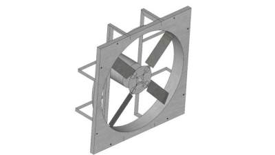纽约鼓风机排风机SU模型下载_sketchup草图大师SKP模型