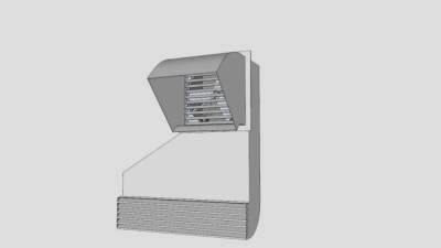 带风扇排气管道SU模型下载_sketchup草图大师SKP模型