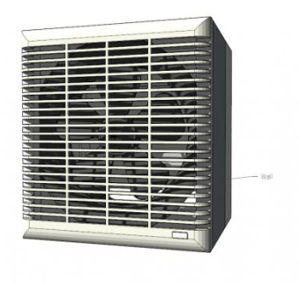 排气扇设备SU模型下载_sketchup草图大师SKP模型