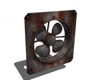 旧排气扇设备SU模型下载_sketchup草图大师SKP模型