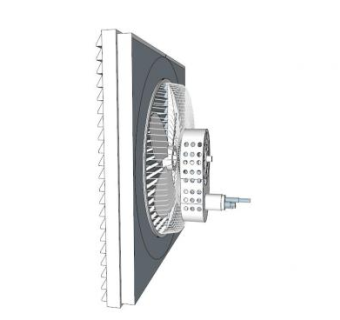 排气扇抽风机设备SU模型下载_sketchup草图大师SKP模型