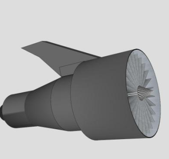 喷气发动机SU模型下载_sketchup草图大师SKP模型