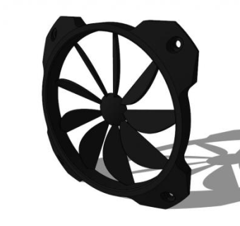 涡轮风扇设备SU模型下载_sketchup草图大师SKP模型