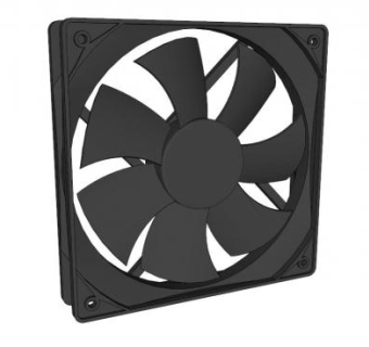 现代黑色抽风机SU模型下载_sketchup草图大师SKP模型