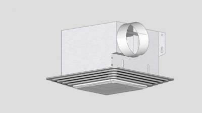 浴室风扇排气扇SU模型下载_sketchup草图大师SKP模型
