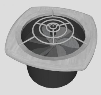 老式排气风扇SU模型下载_sketchup草图大师SKP模型