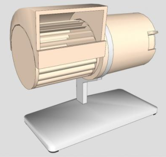 风机抽风机SU模型下载_sketchup草图大师SKP模型