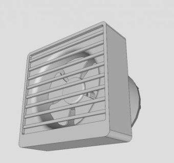 通风抽风扇SU模型下载_sketchup草图大师SKP模型