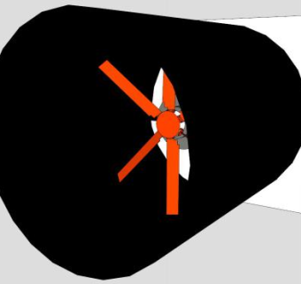 通风排气扇设备SU模型下载_sketchup草图大师SKP模型