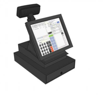 收银机设备收款机SU模型下载_sketchup草图大师SKP模型