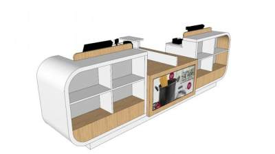 收银机计数器SU模型下载_sketchup草图大师SKP模型