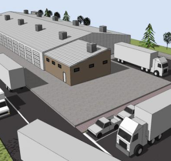 马特维尔工业工厂SU模型下载_sketchup草图大师SKP模型