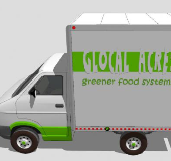 芯片实验室卡车SU模型下载_sketchup草图大师SKP模型