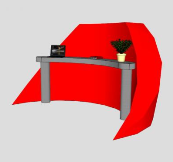 前台出纳收银机SU模型下载_sketchup草图大师SKP模型