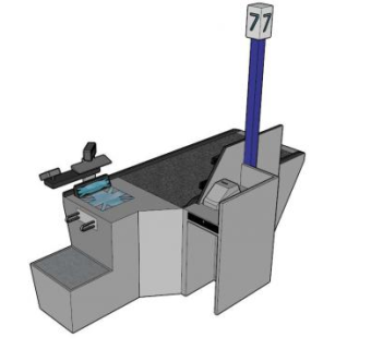 付款处收款机SU模型下载_sketchup草图大师SKP模型