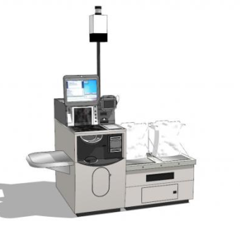 商用服务付款机SU模型下载_sketchup草图大师SKP模型