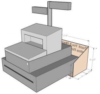 商用收款机设备SU模型下载_sketchup草图大师SKP模型