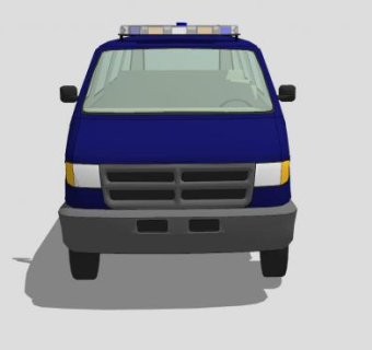 法国宪兵运输车SU模型下载_sketchup草图大师SKP模型