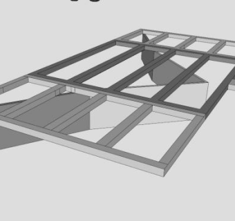 四轮自行车后犁SU模型下载_sketchup草图大师SKP模型