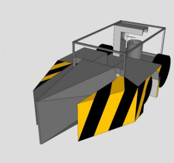 设备雪犁车SU模型下载_sketchup草图大师SKP模型