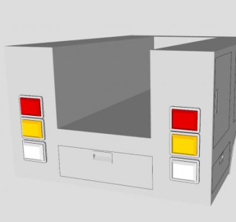 汽车货箱SU模型下载_sketchup草图大师SKP模型