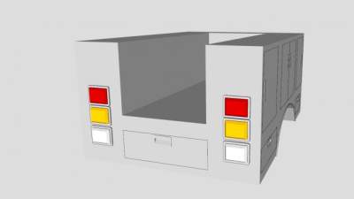 汽车货箱SU模型下载_sketchup草图大师SKP模型