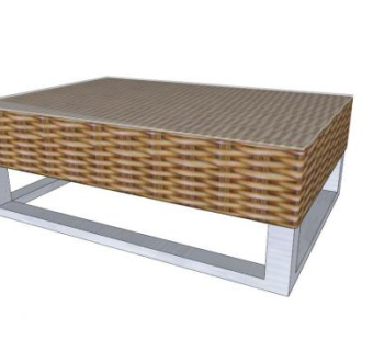 休息室大桌子SU模型下载_sketchup草图大师SKP模型