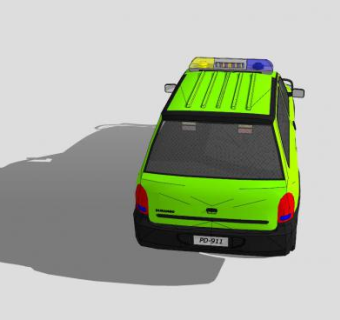 GMC塞拉皮卡SU模型下载_sketchup草图大师SKP模型